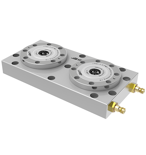 Dwa element zero locator płyty podstawy
